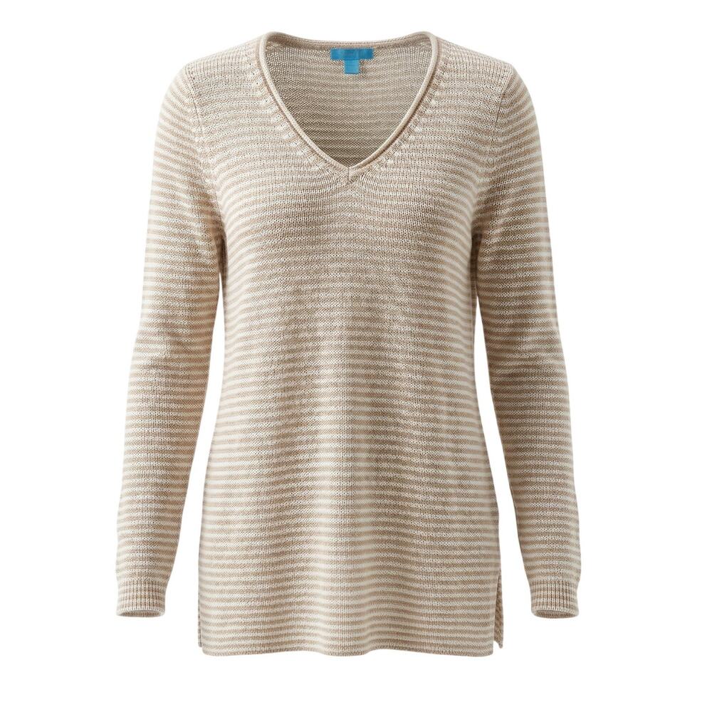 J. McLaughlin Womens XS Coastal Old Money Preppy Nautical Resortwear‎ Sweater